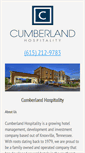 Mobile Screenshot of cumberlandhospitality.com