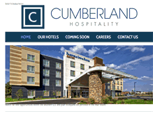 Tablet Screenshot of cumberlandhospitality.com